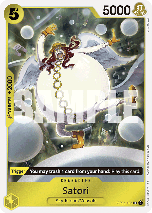 Satori (Reprint) OP05-105 One Piece card