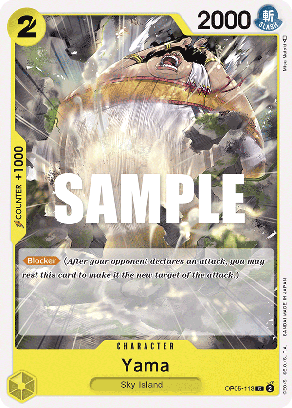 Yama OP05-113 One Piece card