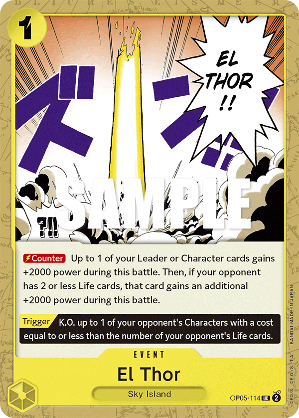 El Thor OP05-114 One Piece card