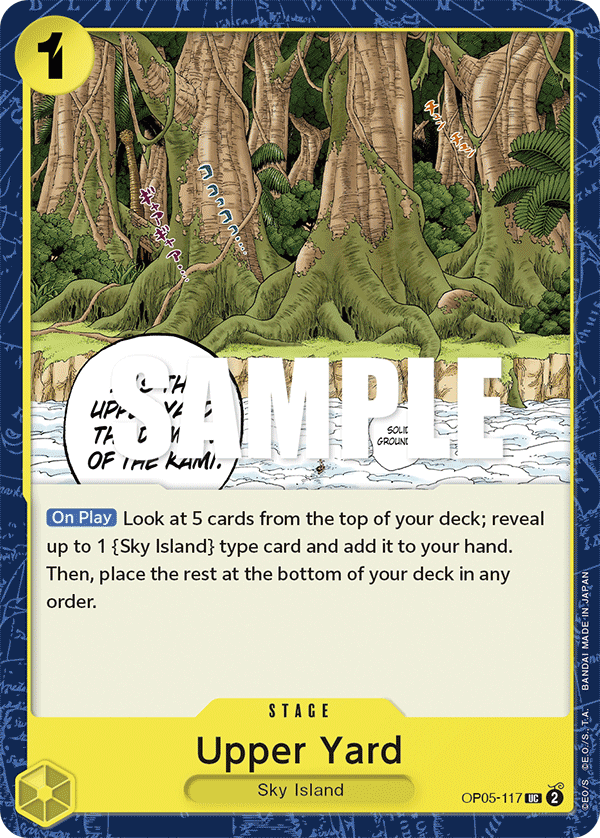 Upper Yard OP05-117 One Piece card