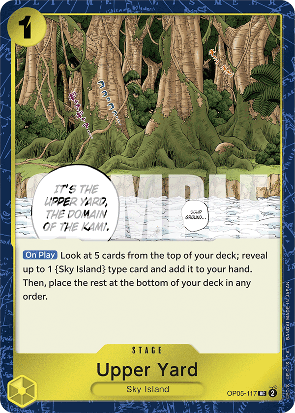 Upper Yard (Jolly Roger Foil) OP05-117 One Piece card