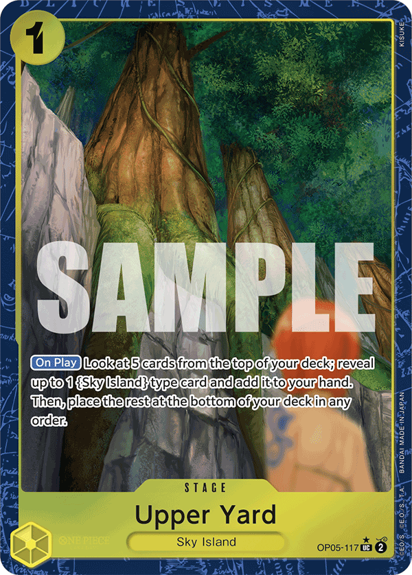 Upper Yard (Alternate Art) OP05-117 One Piece card