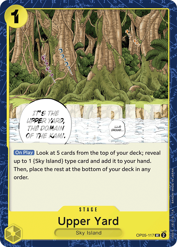 Upper Yard OP05-117 One Piece card