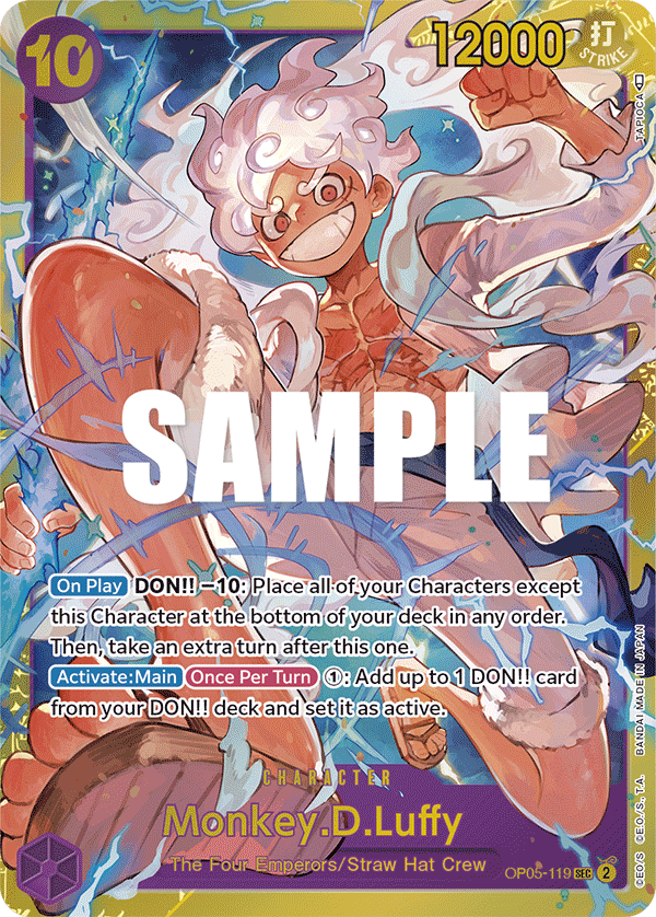 Monkey.D.Luffy (119) OP05-119 One Piece card