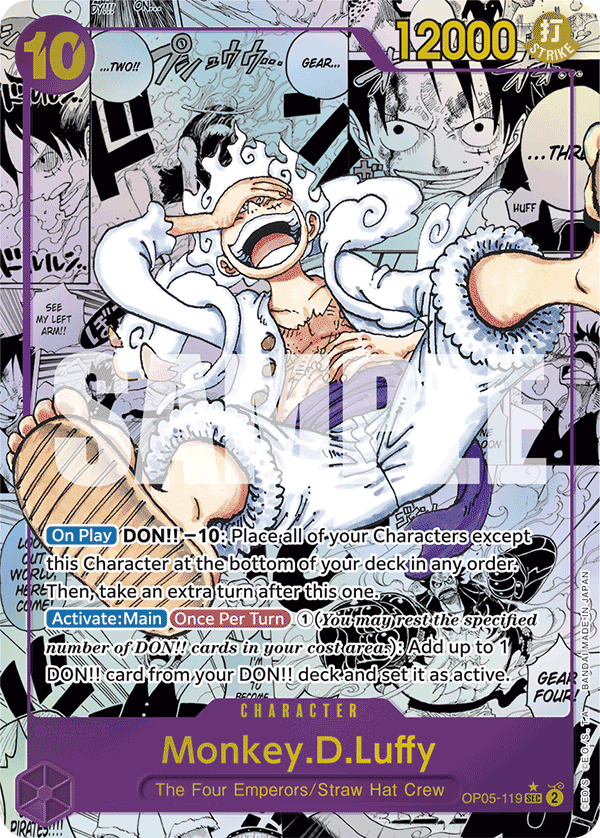 Monkey.D.Luffy (OP05-119) (Manga) OP05-119 One Piece card