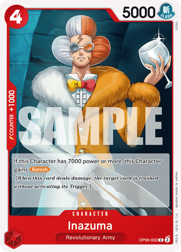 Inazuma OP06-002 One Piece card