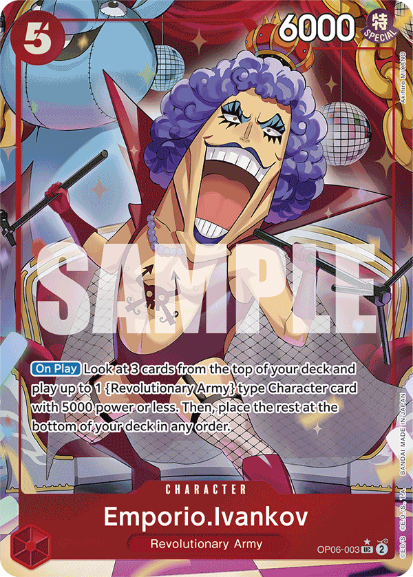 Emporio.Ivankov (Full Art) OP06-003 One Piece card