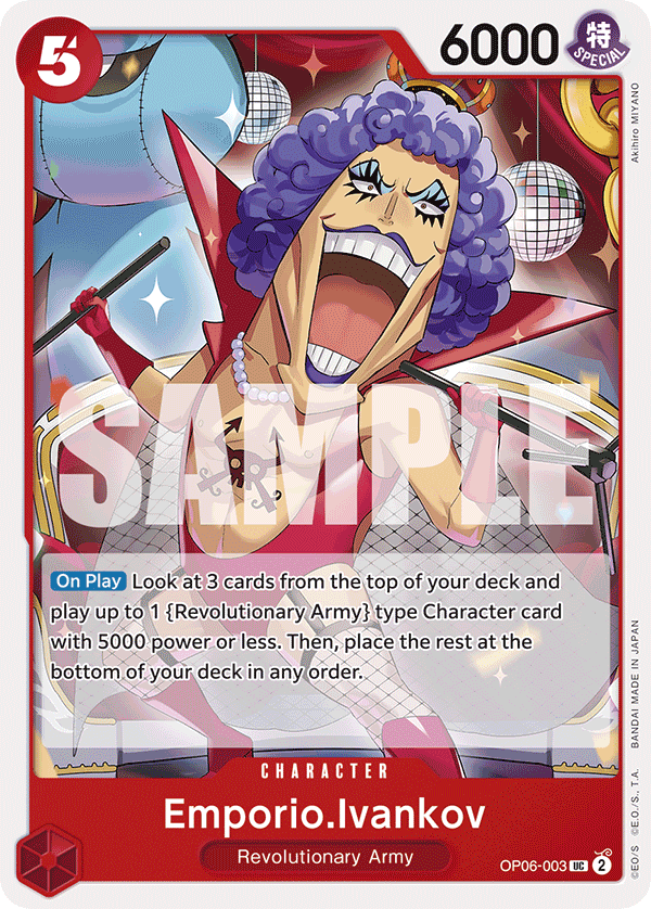 Emporio.Ivankov OP06-003 One Piece card