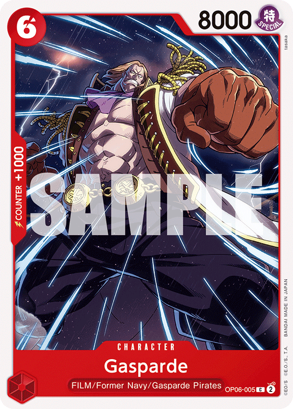 Gasparde OP06-005 One Piece card