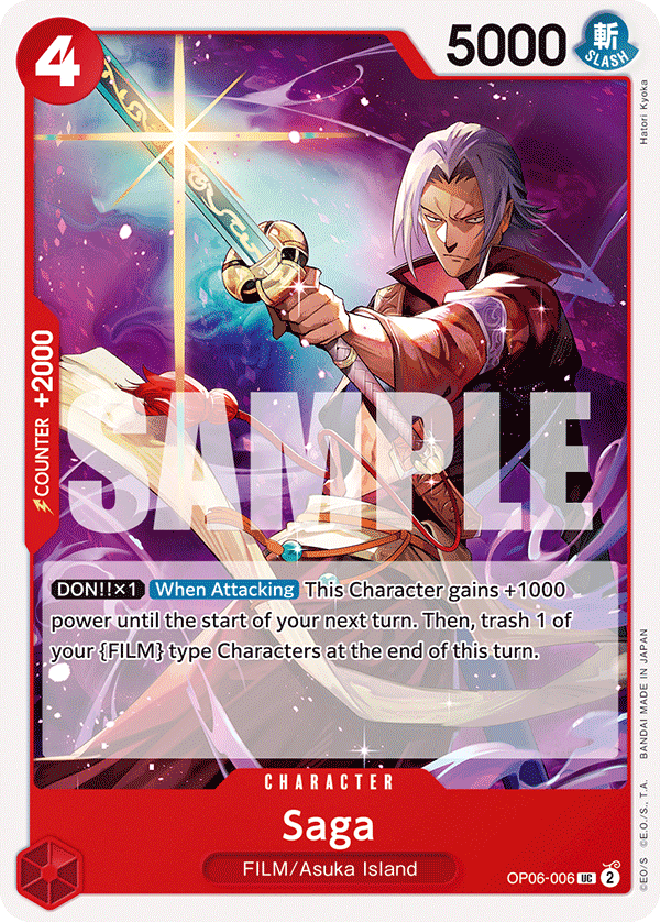 Saga OP06-006 One Piece card