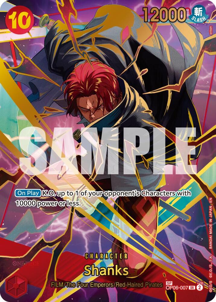 Shanks (SP) OP06-007 One Piece card