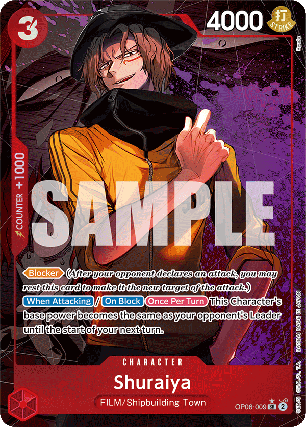 Shuraiya (Alternate Art) OP06-009 One Piece card