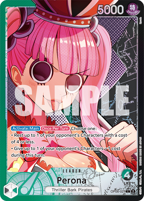 Perona (021) (Alternate Art) OP06-021 One Piece card