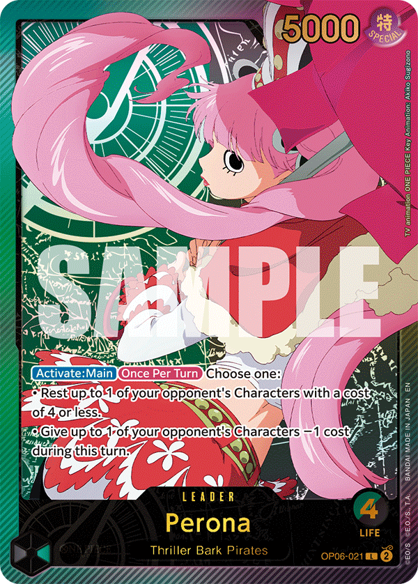 Perona (SPR) OP06-021 One Piece card