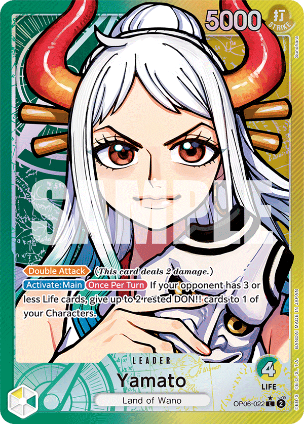 Yamato (Alternate Art) OP06-022 One Piece card