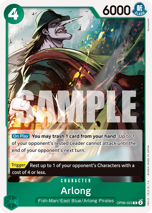 Arlong OP06-023 One Piece card