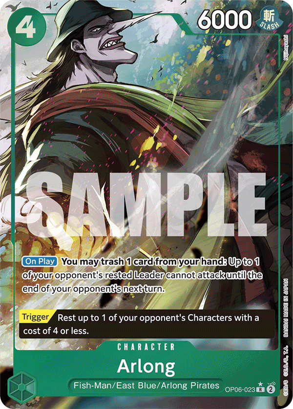 Arlong (Full Art) OP06-023 One Piece card