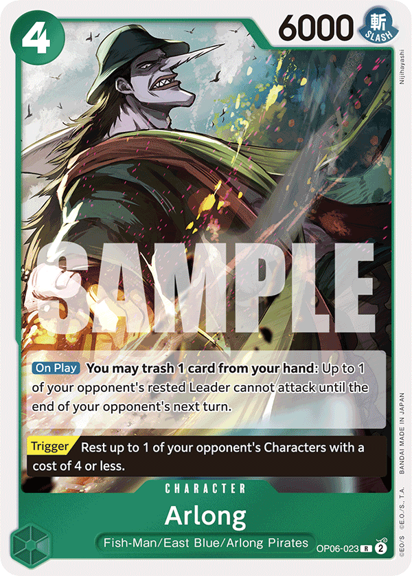 Arlong OP06-023 One Piece card