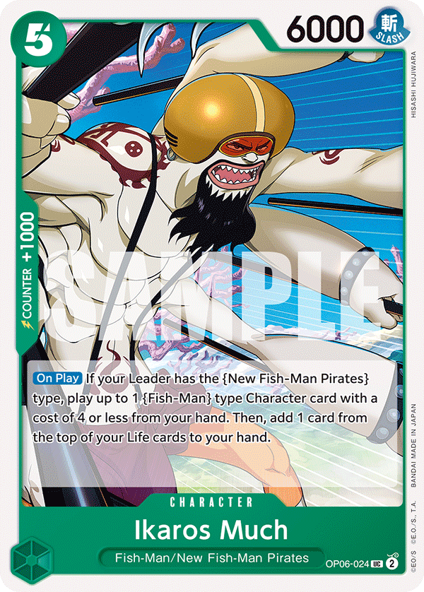 Ikaros Much OP06-024 One Piece card