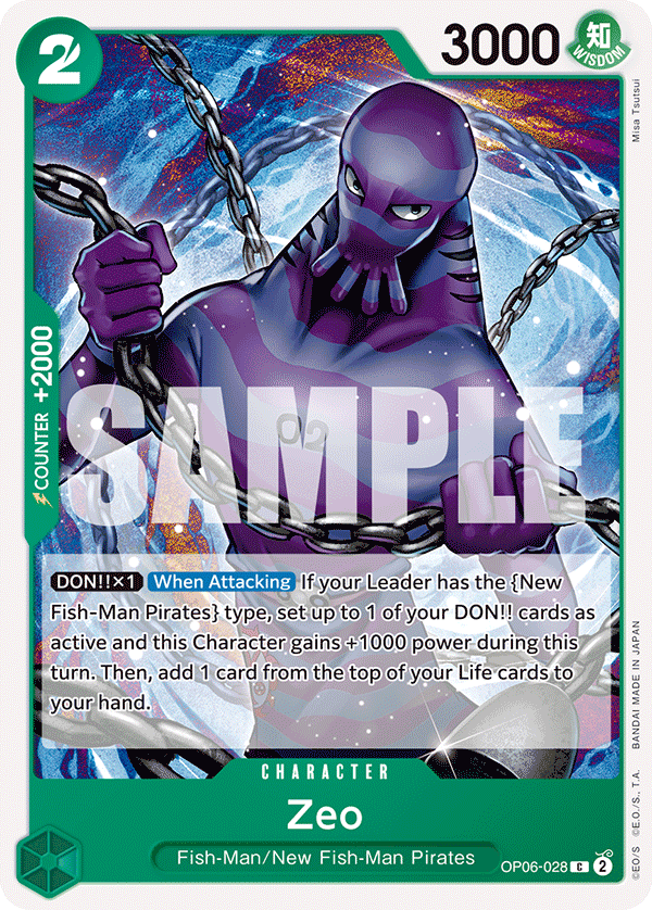 Zeo OP06-028 One Piece card