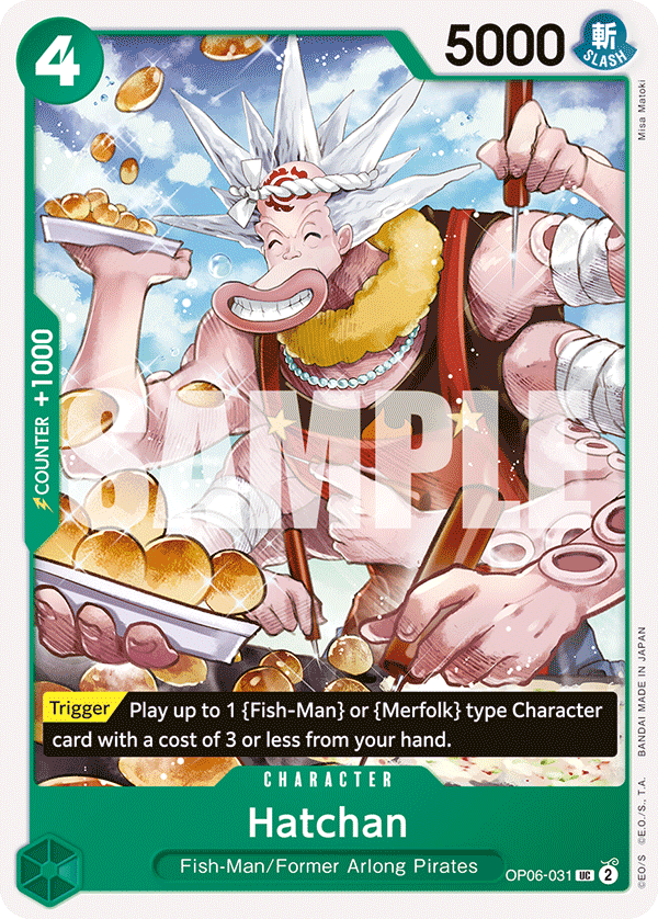 Hatchan OP06-031 One Piece card
