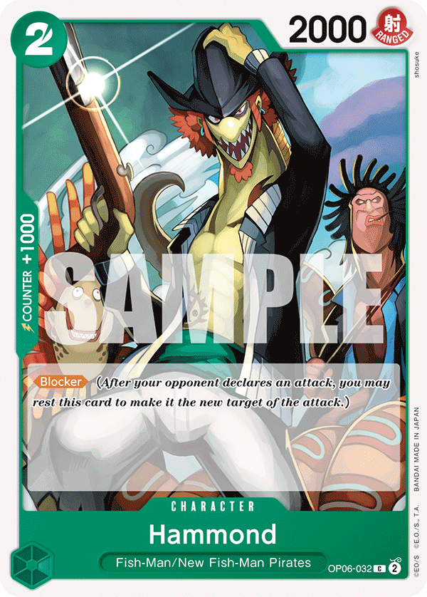 Hammond OP06-032 One Piece card