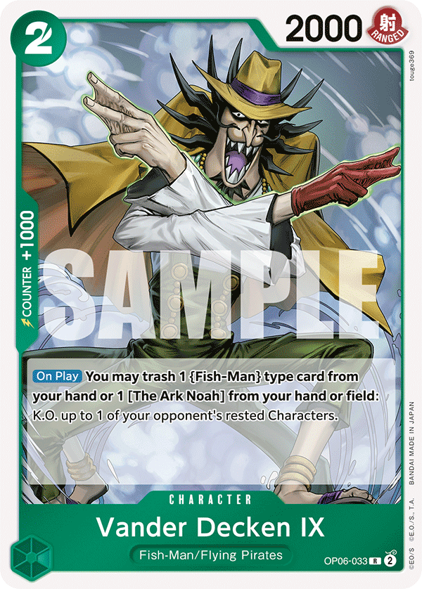 Vander Decken IX OP06-033 One Piece card