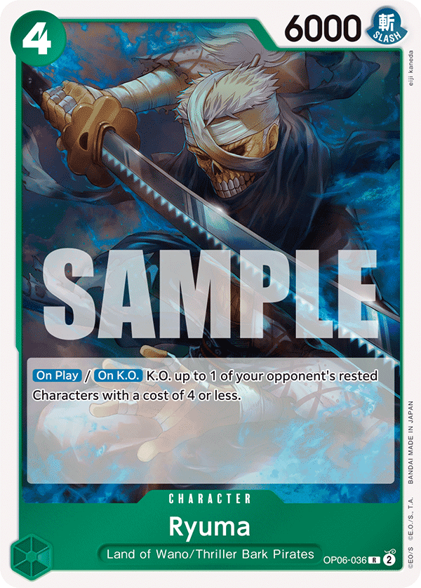 Ryuma OP06-036 One Piece card