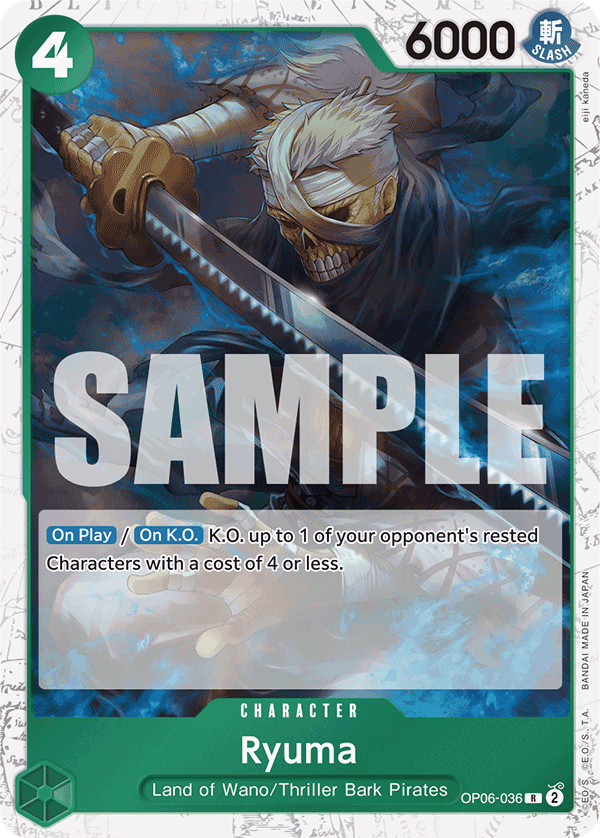 Ryuma (Jolly Roger Foil) OP06-036 One Piece card