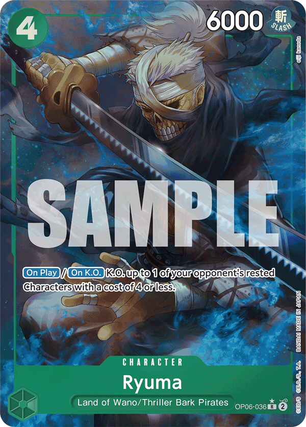 Ryuma (Full Art) OP06-036 One Piece card