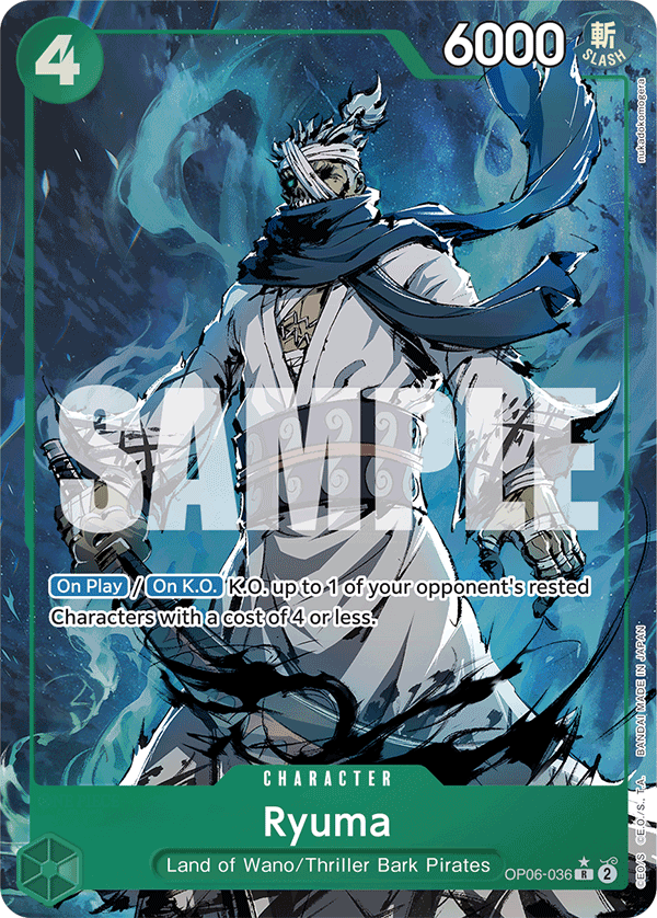 Ryuma (Alternate Art) OP06-036 One Piece card