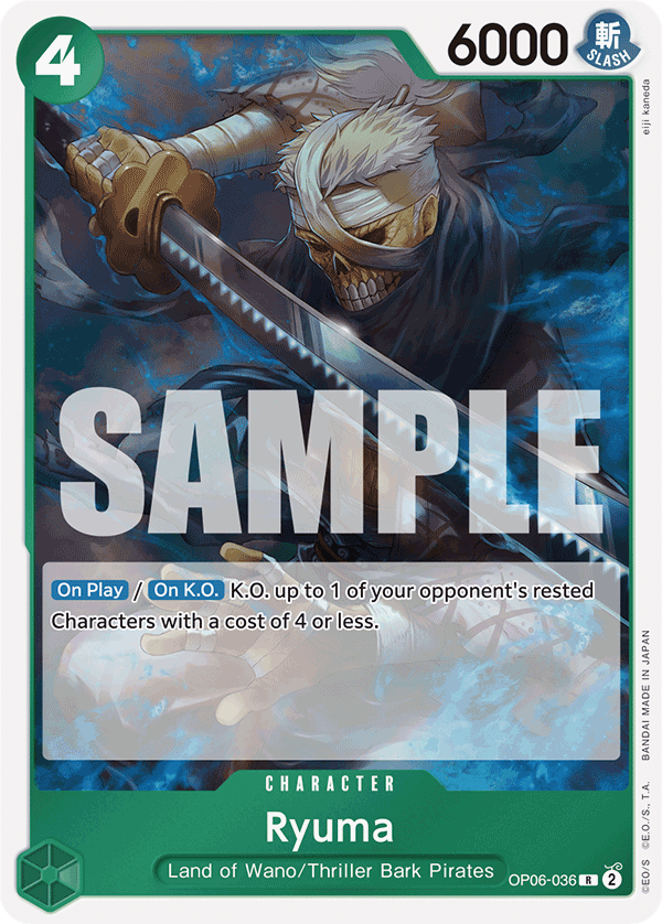 Ryuma OP06-036 One Piece card