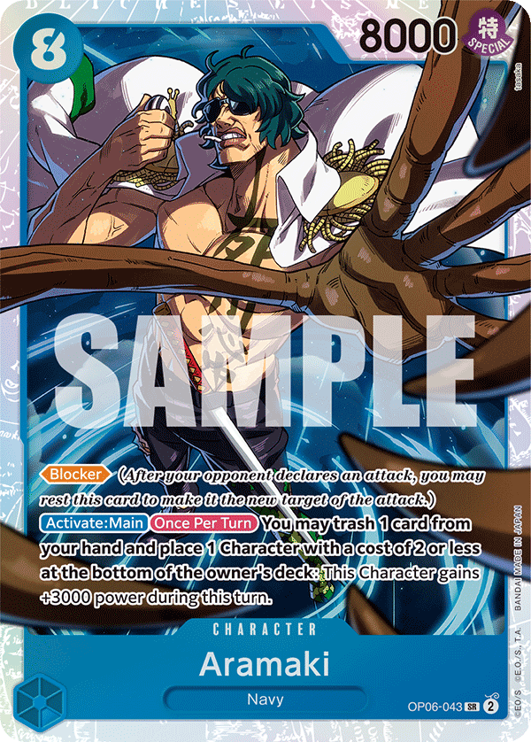 Aramaki OP06-043 One Piece card