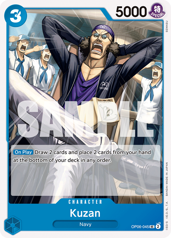 Kuzan OP06-045 One Piece card