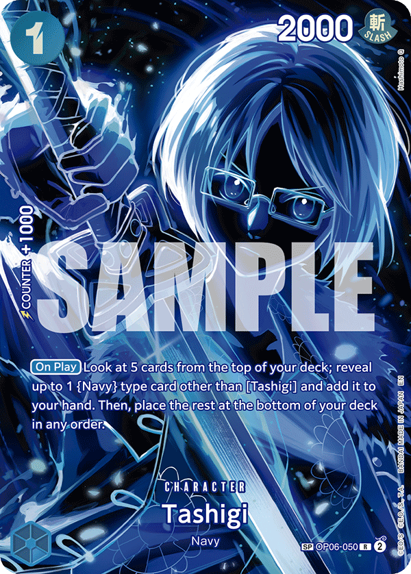 Tashigi (SP) OP06-050 One Piece card