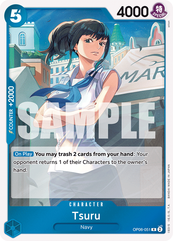 Tsuru OP06-051 One Piece card
