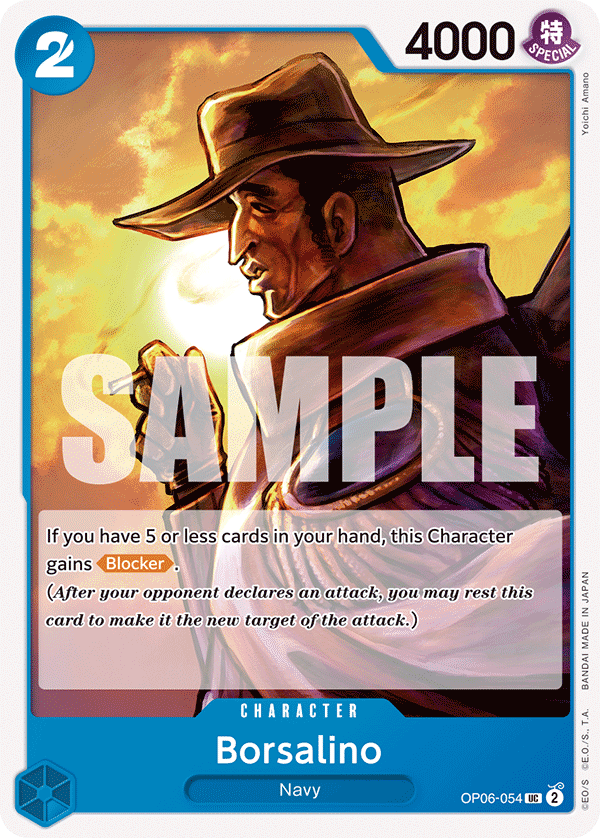 Borsalino OP06-054 One Piece card