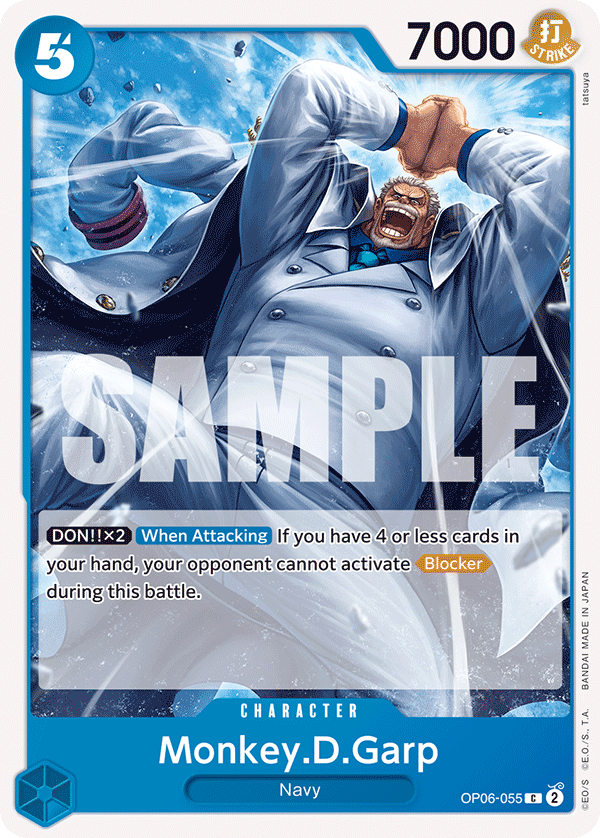 Monkey.D.Garp OP06-055 One Piece card