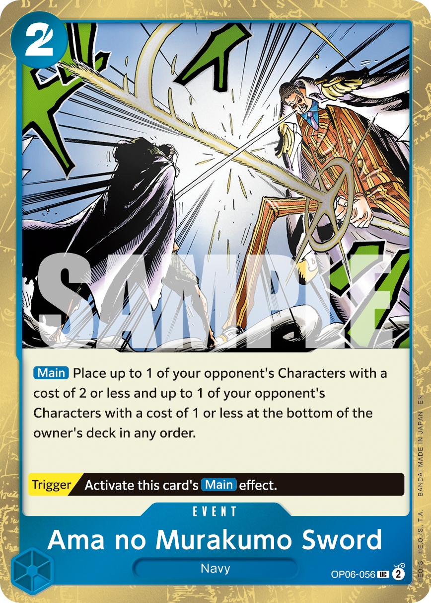 Ama no Murakumo Sword (Pirate Foil) OP06-056 One Piece card