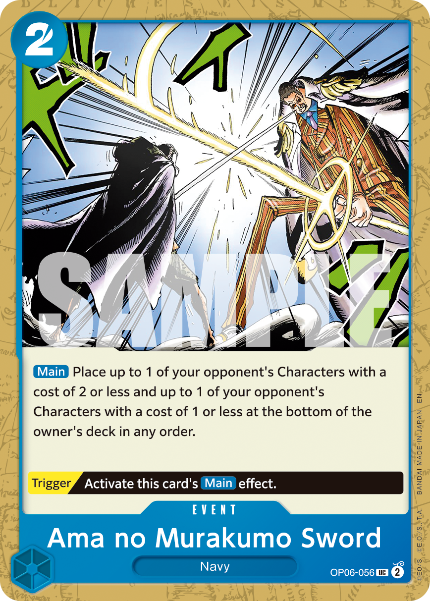 Ama no Murakumo Sword (Reprint) OP06-056 One Piece card