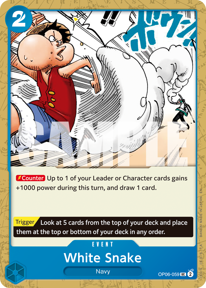 White Snake (Reprint) OP06-059 One Piece card