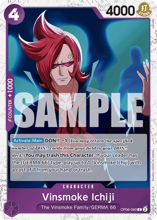 Vinsmoke Ichiji (OP06-060) (Jolly Roger Foil) OP06-060 One Piece card