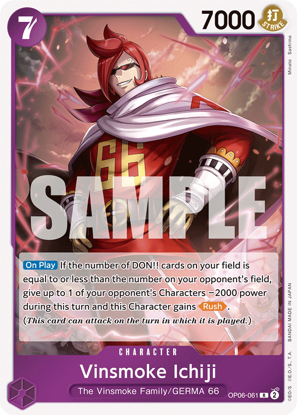 Vinsmoke Ichiji (061) OP06-061 One Piece card