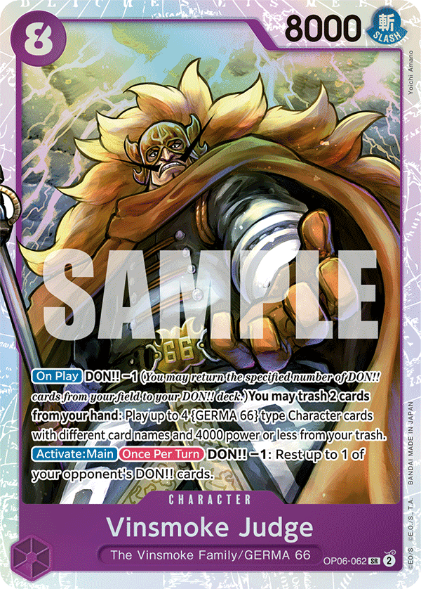 Vinsmoke Judge OP06-062 One Piece card
