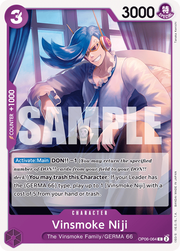 Vinsmoke Niji (064) OP06-064 One Piece card