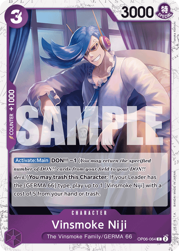 Vinsmoke Niji (OP06-064) (Jolly Roger Foil) OP06-064 One Piece card