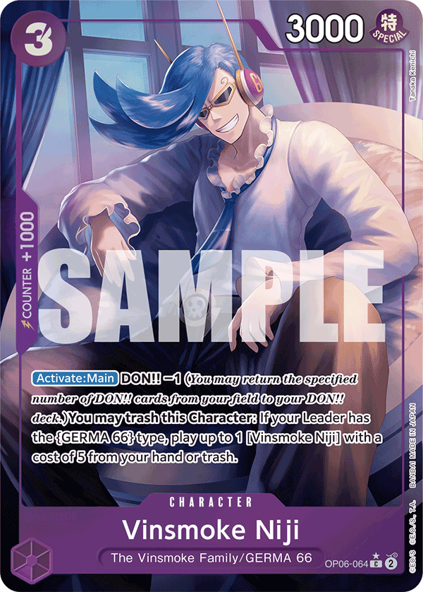 Vinsmoke Niji (OP06-064) (Full Art) OP06-064 One Piece card