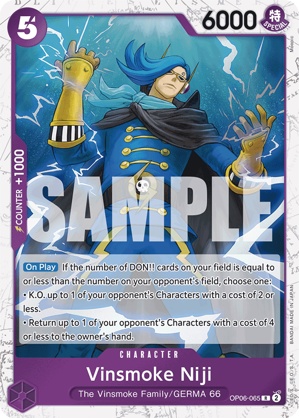 Vinsmoke Niji (OP06-065) (Jolly Roger Foil) OP06-065 One Piece card