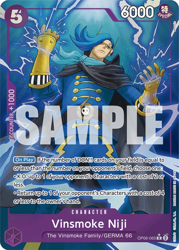 Vinsmoke Niji (OP06-065) (Full Art) OP06-065 One Piece card