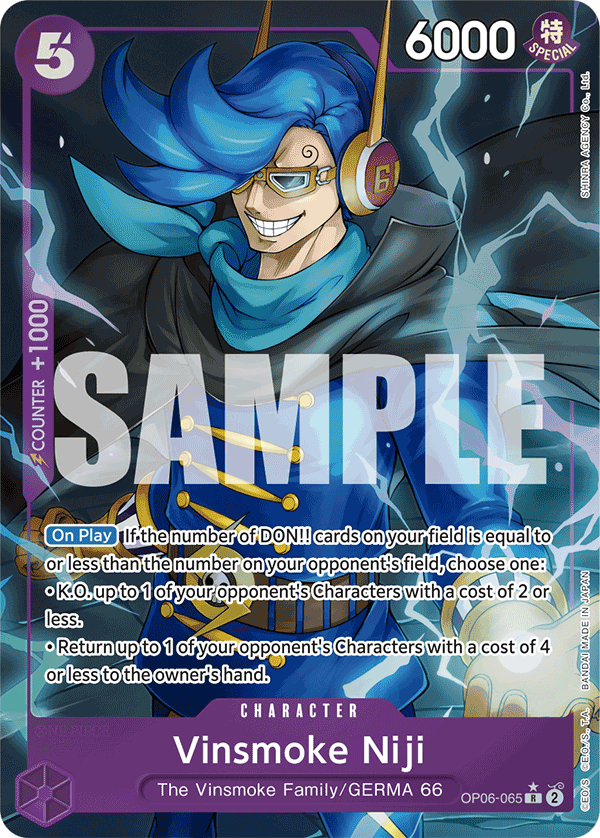 Vinsmoke Niji (OP06-065) (Alternate Art) OP06-065 One Piece card